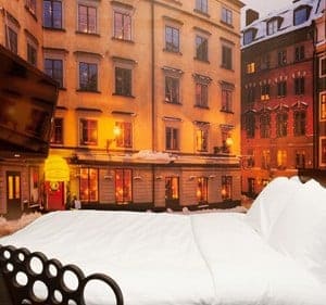 Nordic Sea Hotel Room - look at all those windows