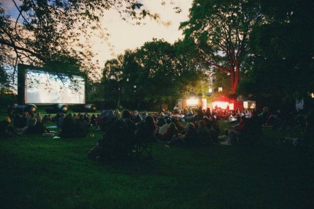 open air cinema