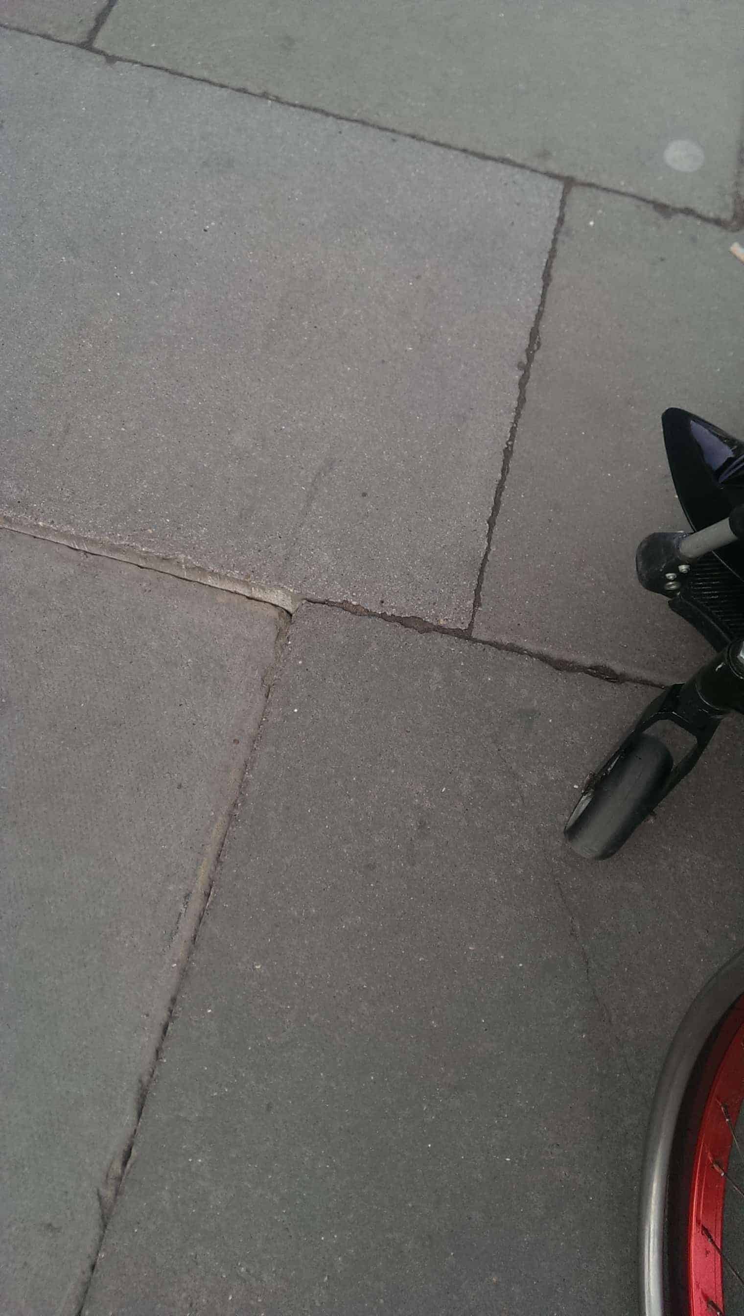 Danger In Hammersmith, A Lifted Paving Stone To Die For - It Felt Like It! Danger In Hammersmith, A Lifted Paving Stone To Die For - It Felt Like It!