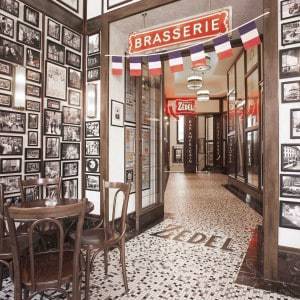 Zedel Cafe and Flat Entrance From Street