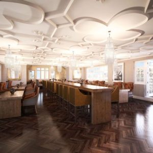 Bar Looks Very Glamorous & Resembles Titanic Before The Iceberg!