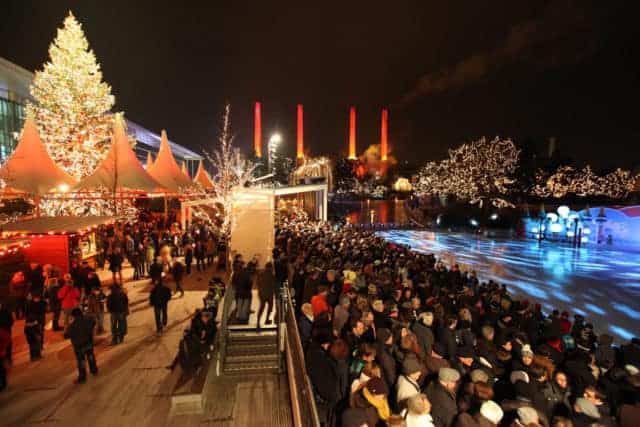 Wolfsburg Autostadt Xmas Market & Skating Rink