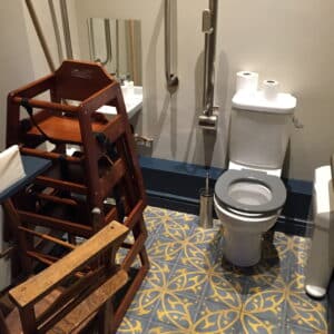 Common Problem is A Disabled Loo Used For Storage...Embarrassing Wait While It's Emptied