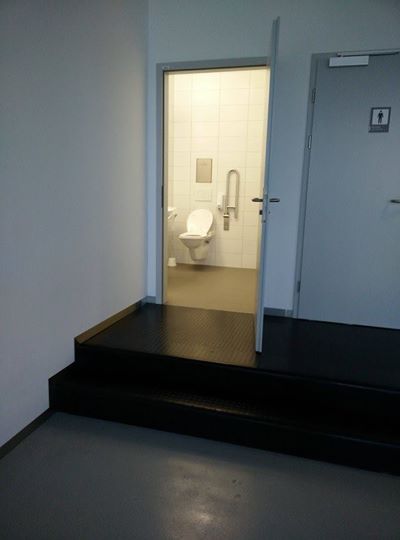 Having ascertained There's disabled Loo The Cinema Forgot to Tell About the Steps To Enter!! Disappointing & Uncomfortable